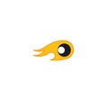 eye bird element  icon vector illustration concept design Royalty Free Stock Photo