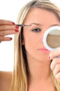 Eye brow beauty treatment Royalty Free Stock Photo