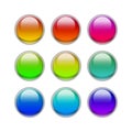 Eye candy buttons Royalty Free Stock Photo