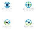 Eye care logo Template Royalty Free Stock Photo