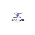 Eye care logo template