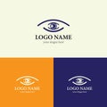 Eye care logo template