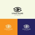 Eye care logo template