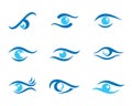 Eye care Logo Template Royalty Free Stock Photo