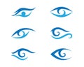 Eye care Logo Template Royalty Free Stock Photo