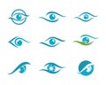 Eye care Logo Template