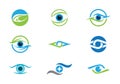 Eye care Logo Template Royalty Free Stock Photo