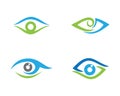 Eye care Logo Template Royalty Free Stock Photo