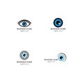 Eye care logo template