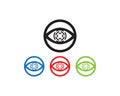 Eye care logo vector template Royalty Free Stock Photo