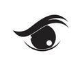 Eye care logo vector template Royalty Free Stock Photo