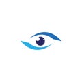 Eye Care vector logo design.