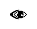 Eye care vector logo design Royalty Free Stock Photo