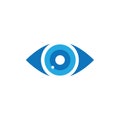 Eye care vector logo design, icon template Royalty Free Stock Photo