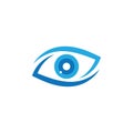 Eye care vector logo design, icon template Royalty Free Stock Photo