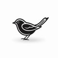 Eye-catching Black Bird Icon Vector Image For Innovative Graphic Design Royalty Free Stock Photo