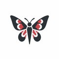 Eye-catching Butterfly Logo With Stenciled Iconography