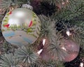 Eye-Catching Christmas Ornamants Royalty Free Stock Photo