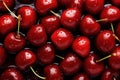 Eye-catching Eco cherries background. Generate Ai Royalty Free Stock Photo