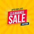 eye catching flash sale clearance background shop now to get best price Royalty Free Stock Photo