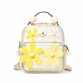 Eye-catching Kate Spade Yellow Flower Backpack With Subtle Color Gradations