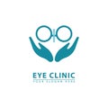 eye clinic logo icon vector Royalty Free Stock Photo