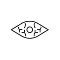 Eye Disease Icon Royalty Free Stock Photo