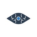 Eye Disease Icon Royalty Free Stock Photo