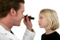 Eye Doctor And Patient Royalty Free Stock Photo