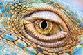 Eye of the dragon Royalty Free Stock Photo