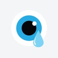 Eye drop icon  vector sign Royalty Free Stock Photo