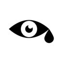 Eye drop vector icon. Isolated illustration. Royalty Free Stock Photo