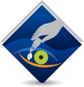 Eye drops logo