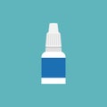 Eye and ear drop bottle icon