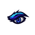 Eye esport logo illustration