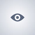 Eye, eyeball , vector best flat icon