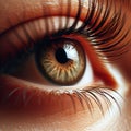 eye eyes eyelashes very close details -ai generated