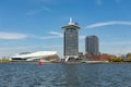 EYE Filmuseum and the A`DAM Lookout tower Royalty Free Stock Photo