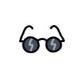 Eye glasses doodle icon, vector illustration Royalty Free Stock Photo