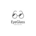 eye glasses logo design icon vector template Royalty Free Stock Photo