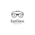 eye glasses logo design icon vector template Royalty Free Stock Photo