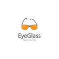 eye glasses logo design icon vector template Royalty Free Stock Photo