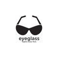 Eye glasses logo design vector template Royalty Free Stock Photo