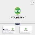 eye green eco watch logo template vector illustration icon element Royalty Free Stock Photo