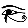 Eye of Horus icon cartoon