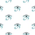 Eye of Horus pattern seamless