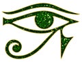 Eye of Horus - reverse Eye of Thoth Royalty Free Stock Photo