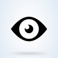 Eye icon. Computer vision, Image recognition symbols. Vision, look icons for modern web and mobile UI designs