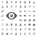 Eye icon. Medical and Hospital Icon vector Set.