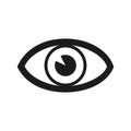 Eye icon sign Ã¢â¬â for stock Royalty Free Stock Photo